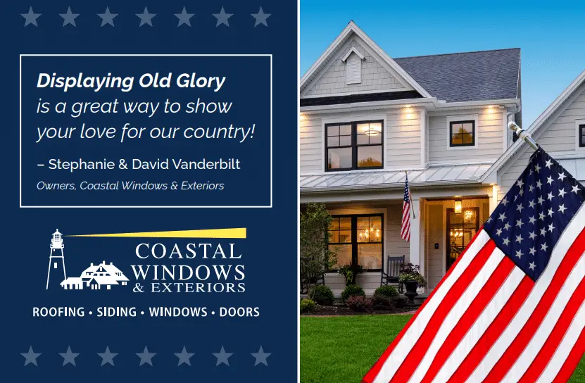 Displaying old glory