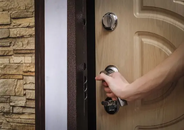 wood entry door