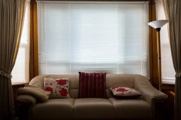 window cover at living room