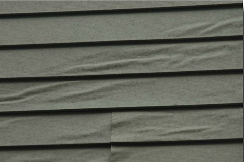 Bubbled and Blistering Siding issues