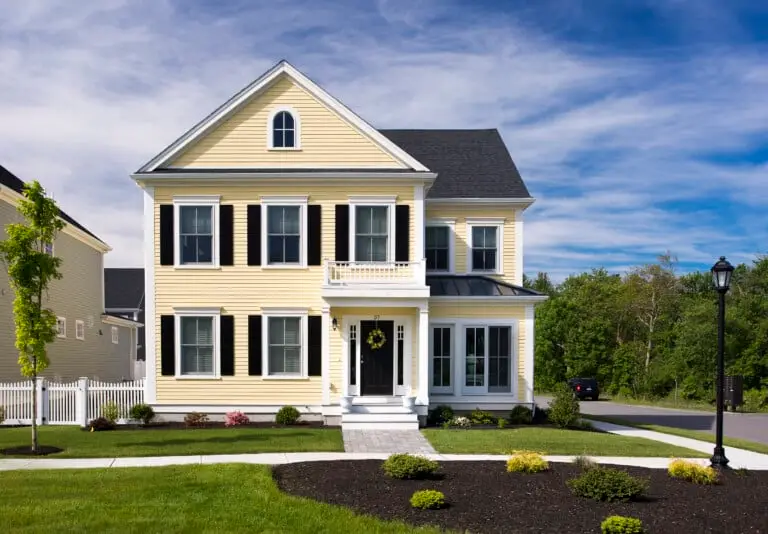 yellow hardie siding