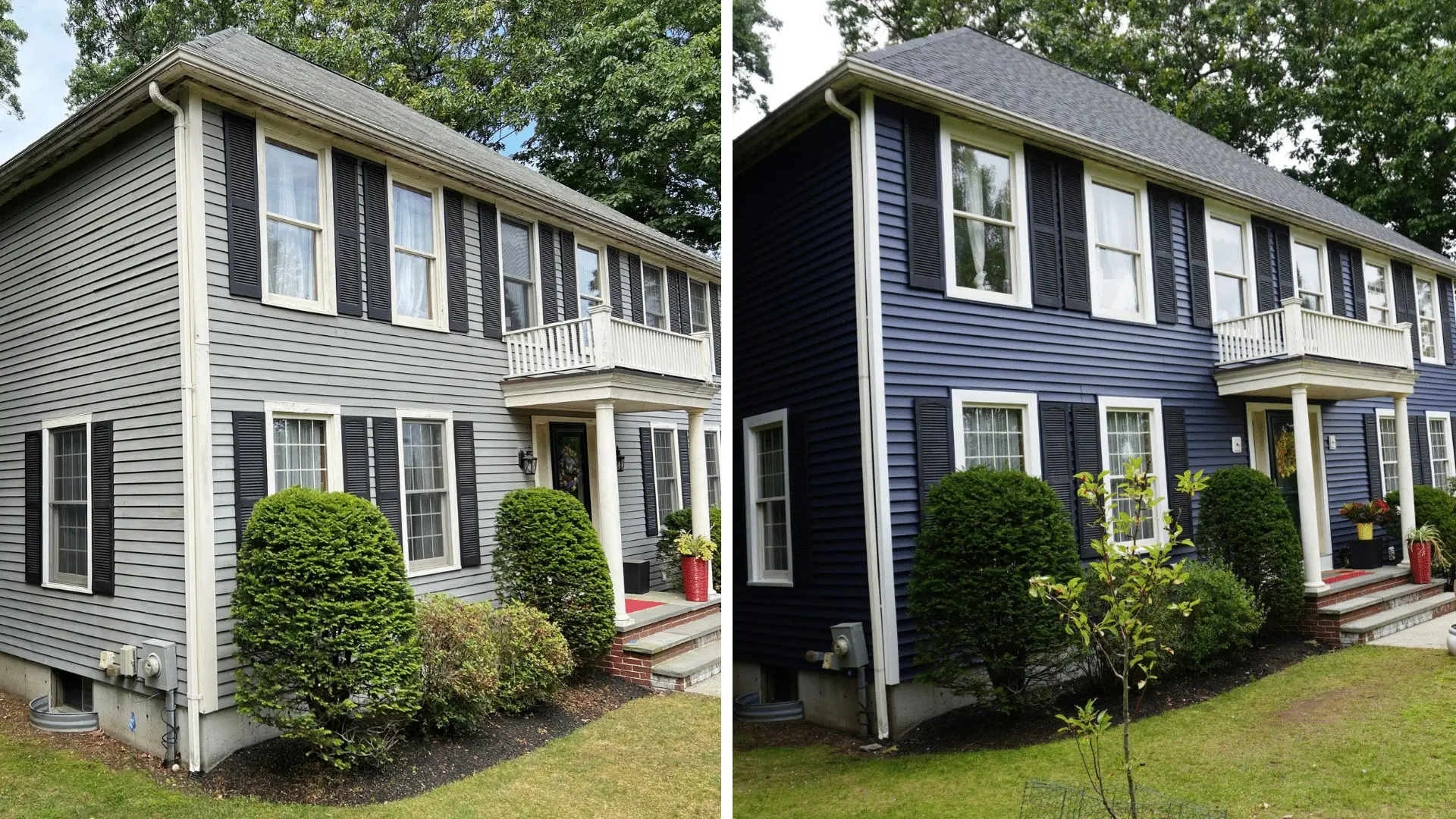 Home exterior upgrade showing vinyl siding replacement and improved resale value 2023