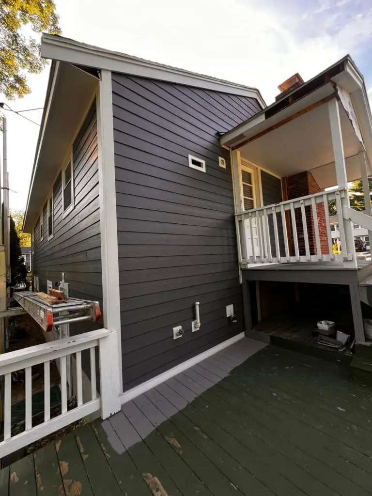 james hardie siding after installation in newburyport ma