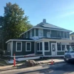 Roof and siding installation in Beverly MA, North Shore, Essex County, featuring GAF asphalt shingles and James Hardie siding by Coastal Windows & Exteriors