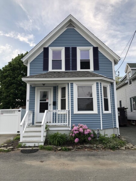James Hardie siding replacement in Gloucester MA, North Shore, with full exterior renovation and before/after transformation