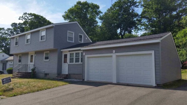 Vinyl siding project in Peabody MA, North Shore, with complete exterior upgrade and curb appeal boost