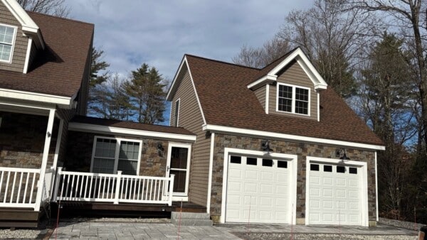 Vinyl siding installation in Tilton NH, Lakes Region, Belknap County, by Coastal Windows & Exteriors for a durable and energy-efficient exterior transformation