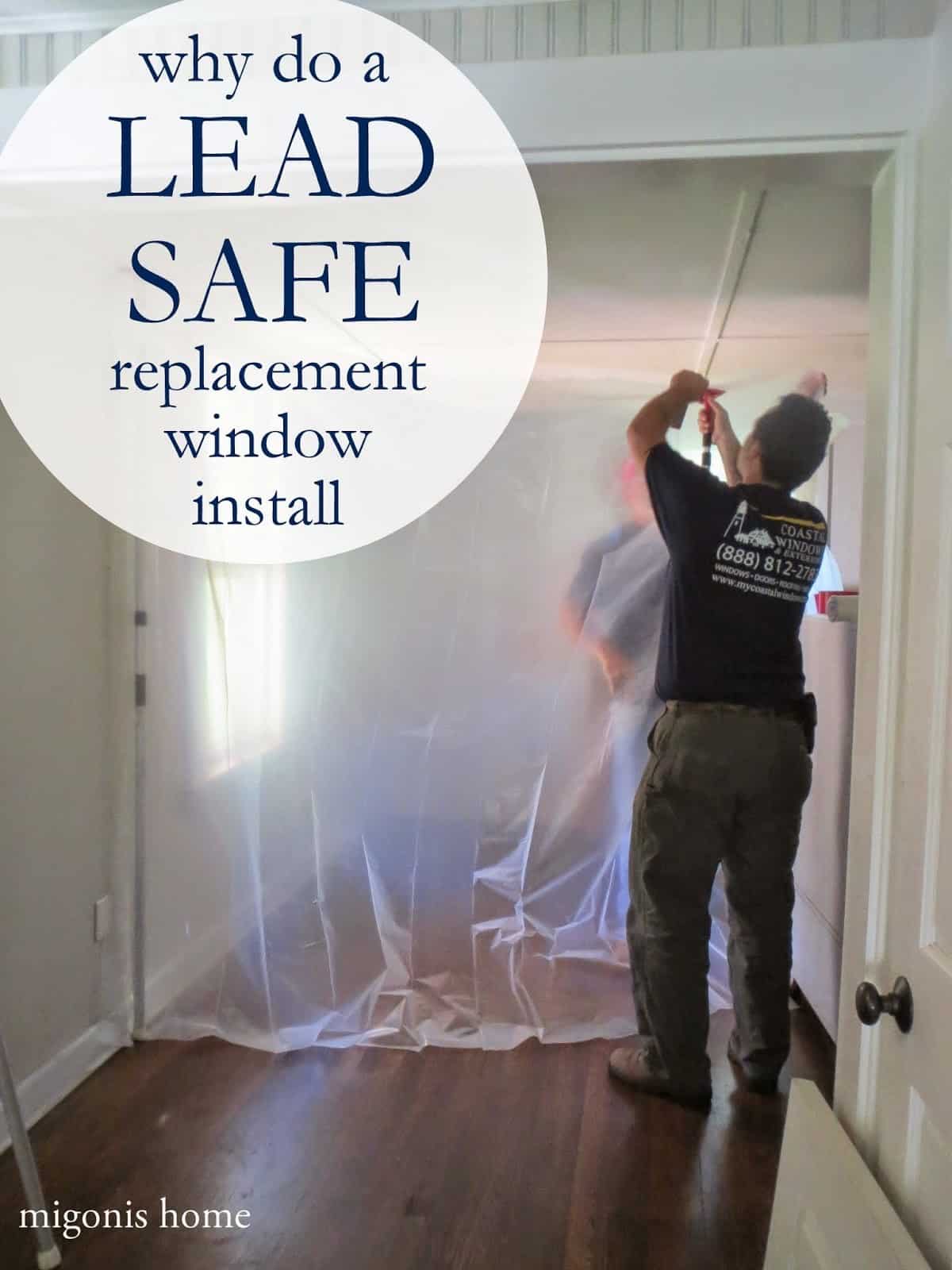 lead safe window install