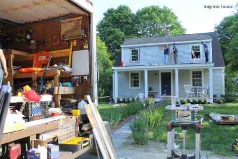 Home improvement contractor installing durable replacement windows