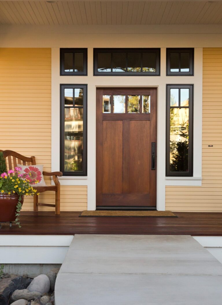 Front door replacement in Easton MA by door professionals