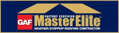 GAF Master Elite certified roofing contractor badge – Coastal Windows & Exteriors