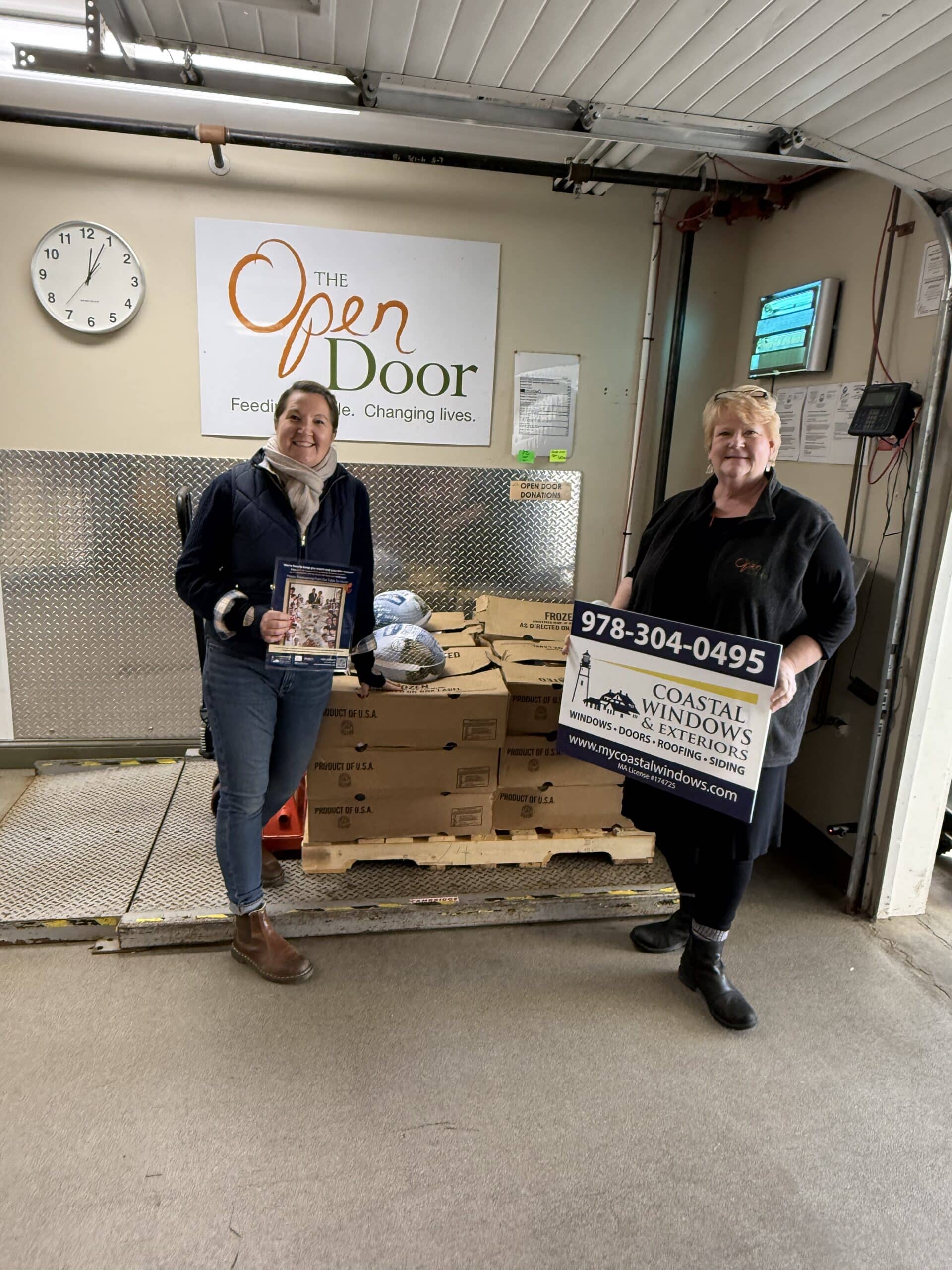 50 turkey donation benefiting Gloucester MA families