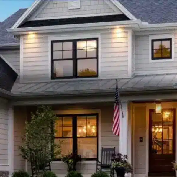 Home exterior upgrade featured in windows faq highlighting window improvements.